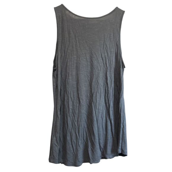APT. 9 Tank Top Sleeveless Rhinestone Embellished Casual Gray Large - Picture 6 of 6